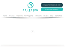 Tablet Screenshot of centeredhealth.com